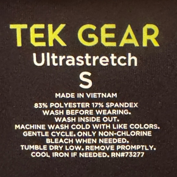 NWT Tek Gear Black Midi Athletic Dress Size Small - Picture 6 of 8